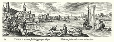 Fishing with a Spherical Net by Hans after Bol