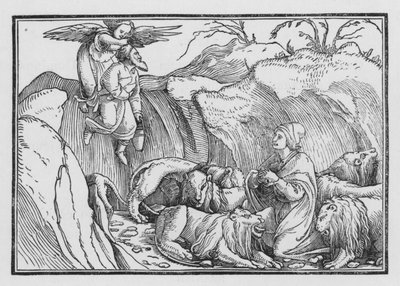 Daniel in the Den of Lions by Hans after Holbein the Younger