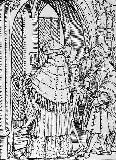 Death and the Canon by Hans after Holbein the Younger