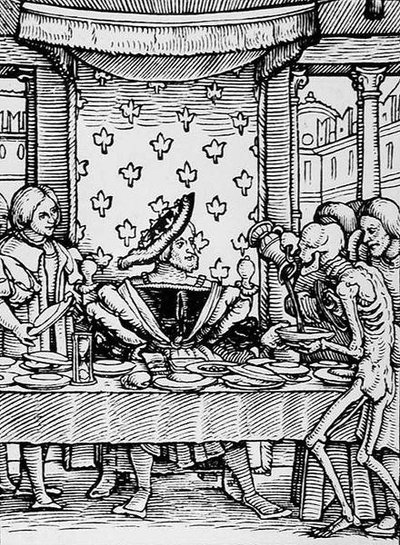 Death and the King by Hans after Holbein the Younger