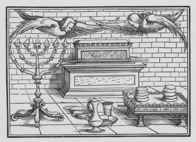 The Ark, the Mercy-Seat, the Cherubim, the Table, and the Candlestick by Hans after Holbein the Younger