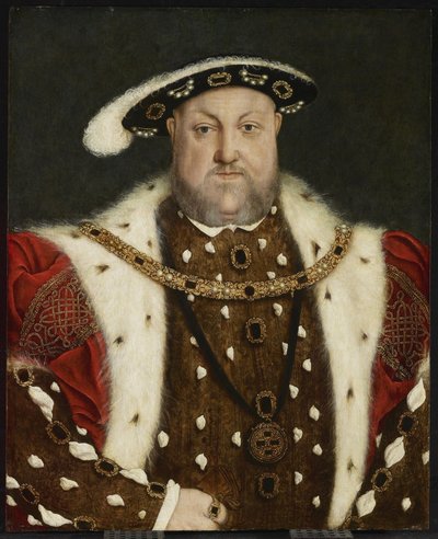 Portrait of Henry VIII by Hans circle of Holbein the Younger