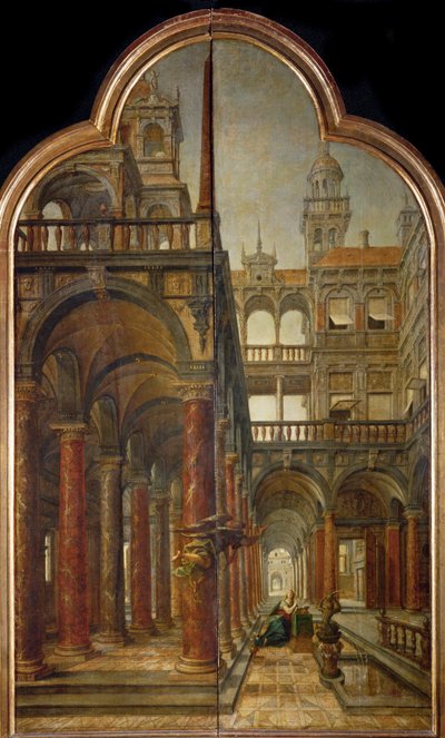 Annunciation by Hans or Jan Vredeman de Vries