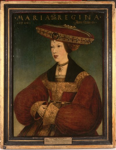 Mary of Austria, c.1520 by Hans or Johan Maler