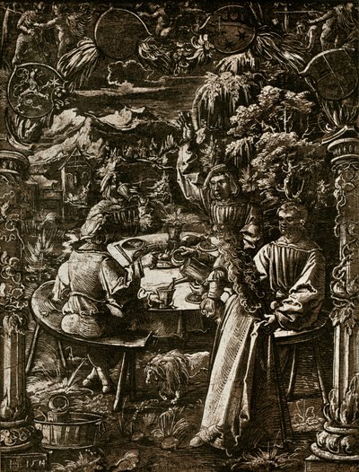 Glasvisierung by Hans the Younger Leu