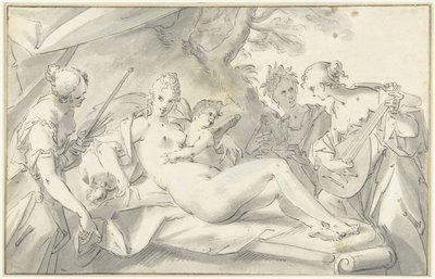 Venus Among Arts and Sciences by Hans von Aachen