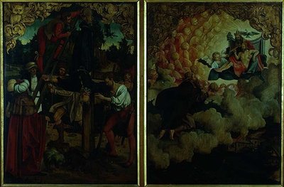 Stories of S.S Peter and Paul altarpiece (detail) by Hans von Klumbach