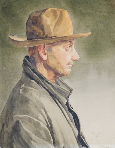 Self Portrait, 1920 by Hardie William Hay