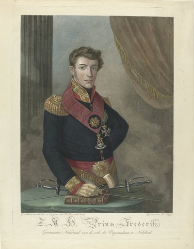 Portrait of Prince Frederick of the Netherlands by Harmanus Langerveld