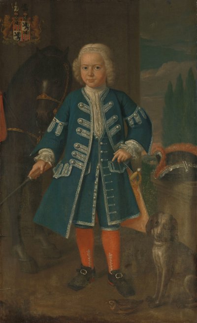 Portrait of Diederik van Hemert, Lord of Babyloniënbroek at Six Years of Age by Harmanus Serin