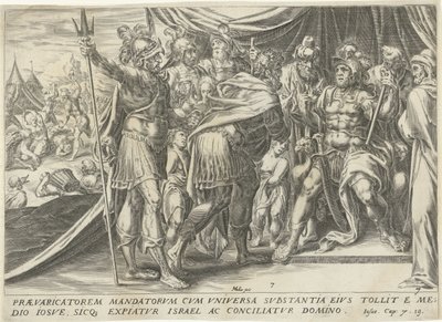 Achan before Joshua The History of Joshua (series title) by Harmen Jansz Muller