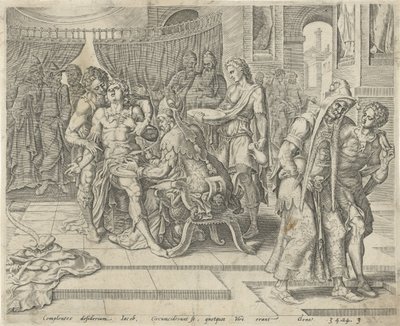 Circumcision of Shechem (History of Dinah and Shechem) by Harmen Jansz Muller