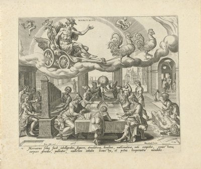 The Planet Mercury and Its Children (The Seven Planets) by Harmen Jansz Muller