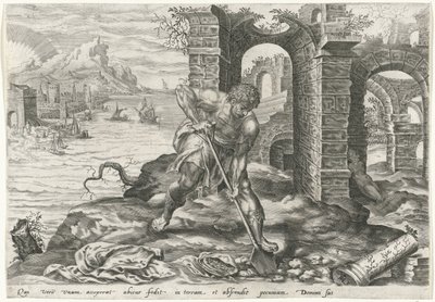 Servant Buries His Talent, Parable of the Talents (series title) by Harmen Jansz Muller