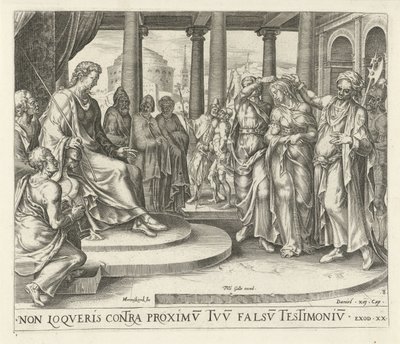 Susanna Accused by the Elders (The Ten Commandments series) by Harmen Jansz Muller