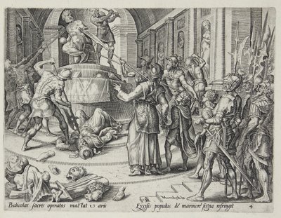 The Destruction of the House of Baal by Harmen Jansz. Muller