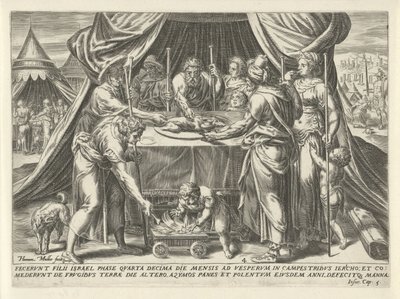 Celebration of Passover in the Promised Land, The History of Joshua (series title) by Harmen Jansz Muller