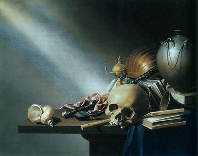 Still Life: An Allegory of the Vanities of Human Life by Harmen van Steenwyck