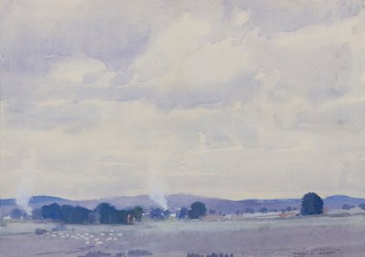 Sheep Country, Victoria by Harold Brocklebank Herbert