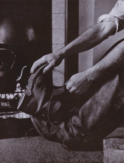 Boots off by Harold Burdekin