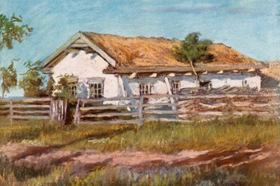 A Doukhobor House, Near Veregin by Harold Copping