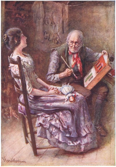 Caleb Plummer and His Blind Daughter, illustration for 