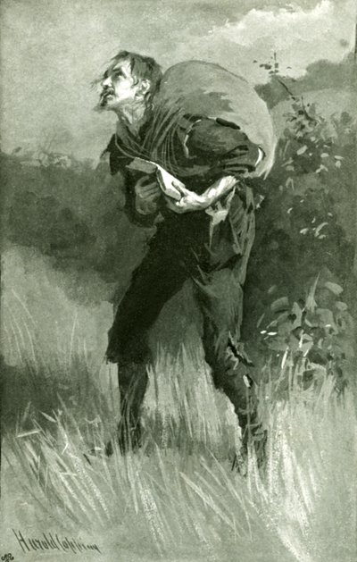 Christian Walking in the Field by Harold Copping