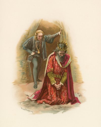 Hamlet and the King by Harold Copping