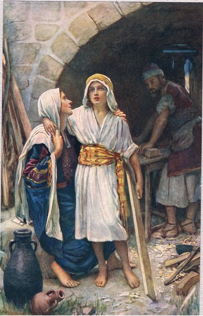 Mary and Jesus, illustration from 