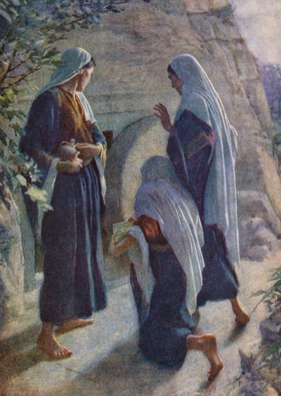 New Testament: The Women at the Sepulchre by Harold Copping
