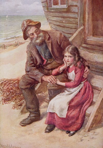 Peggotty and Little Emily, illustration for 