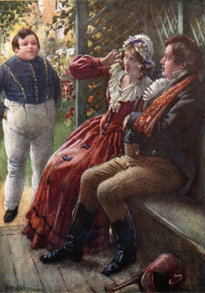 The Fat Boy Awake by Harold Copping