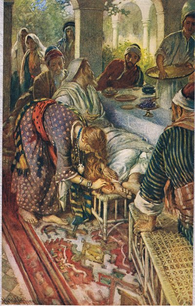 The Woman with the Box of Ointment, Illustration from 