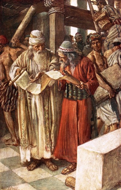 The Finding of the Book by Harold Copping