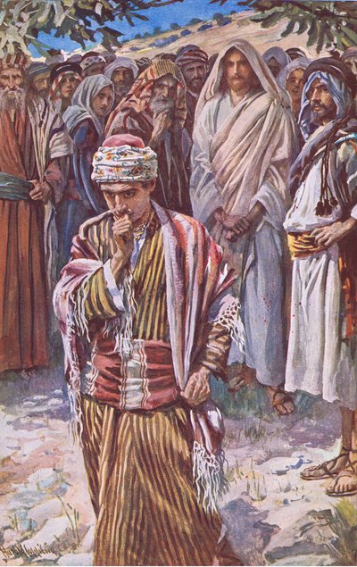 The rich young ruler, illustration from Harold Copping Pictures: The Crown Series by Harold Copping