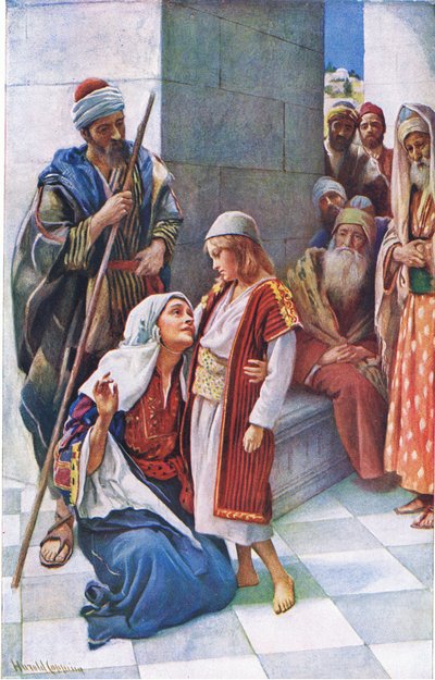 Wist ye not?, illustration from Harold Copping Pictures: The Crown Series, c.1920s by Harold Copping
