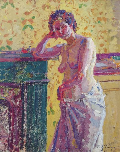 Interior with Nude by Harold Gilman