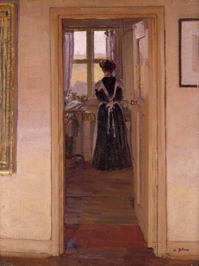 The kitchen by Harold Gilman