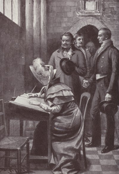 Illustration for Vanity Fair by William Makepeace Thackeray by Harold Hume Piffard