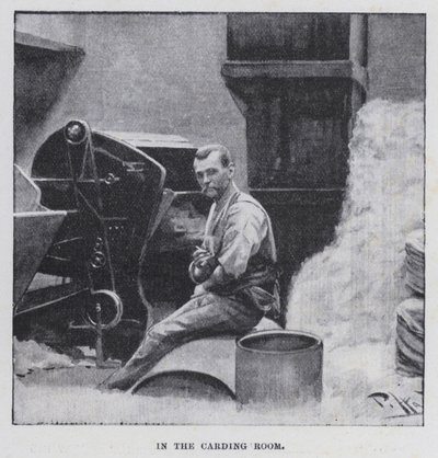In the Carding Room by Harold Hume Piffard