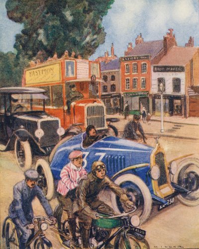 On the road by Harold Robert Millar