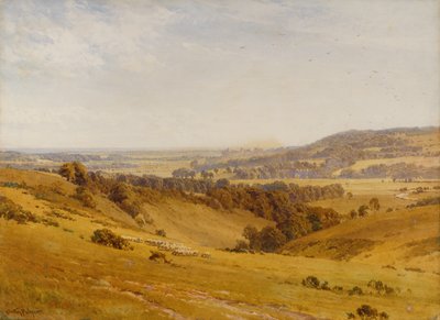 A Distant View of Arundel Castle by Harold Sutton Palmer