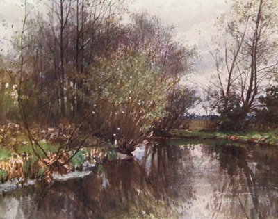 The Mill Stream, Ockham by Harold Sutton Palmer