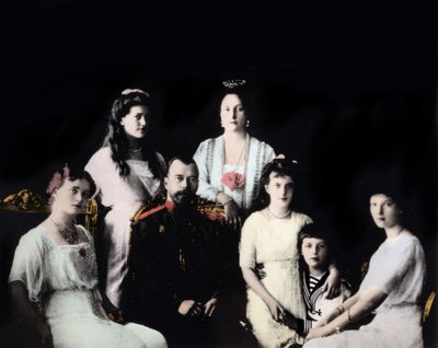 Portrait of the Russian imperial family by Harris & Ewing