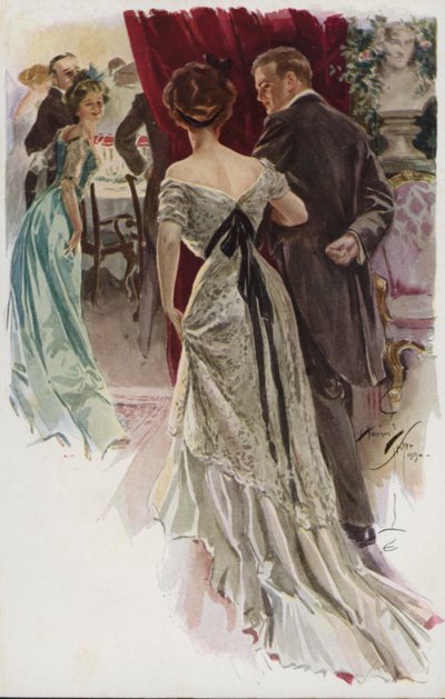 Illustration for When a Man Marries by Mary Roberts Rinehart by Harrison Fisher