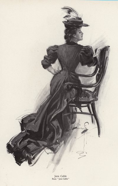 The Character Jane Cable from the Novel, Jane Cable, by George Barr McCutcheon by Harrison Fisher