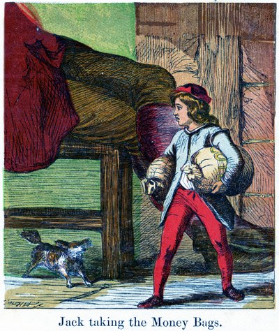 Jack Taking the Moneybags from the Giant