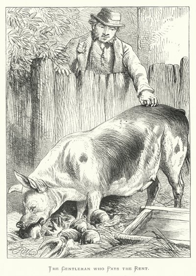 The Gentleman Who Pays the Rent by Harrison William Weir