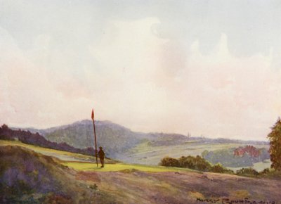 Golf Courses: Forest Row, the Fifteenth Green by Harry (1878 1950) Rountree