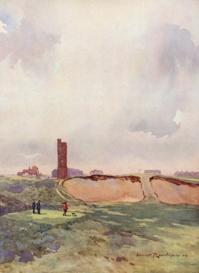 Golf Courses: Littlestone the Carry from the Seventeenth Tee by Harry (1878 1950) Rountree